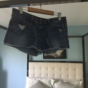Genetic Denim Jean Shorts Size 27 Light Wash